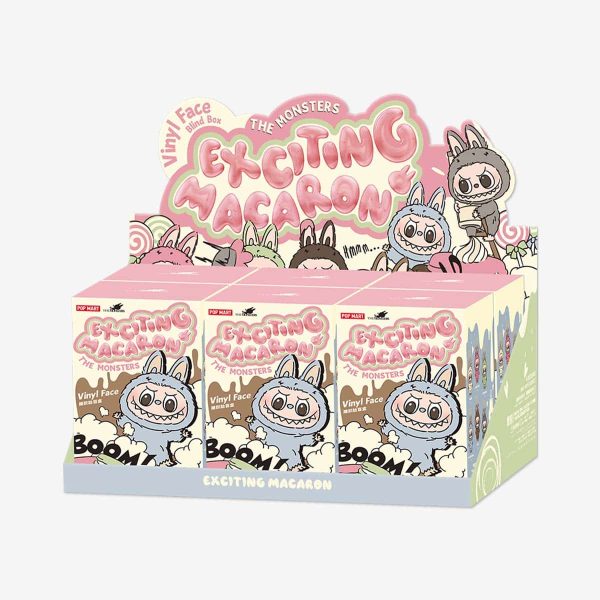 Labubu The Monsters Tasty Macarons Vinyl Face Sealed Case (6 Blind Boxes)